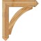 Ekena Millwork Thorton Arts & Crafts Rough Sawn Bracket, Western Red Cedar, 6"W x 34"D x 38"H BKT06X34X38THR03RWR - alternate 3